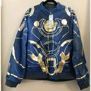 Disney‎ Store Unisex Eternals Icarus Blue Gold Reversible Jacket Size Large